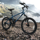 Kids Mountain Bike 20 24 Inch Child Bicycle for Boys Girls Aged 8+ Years Old Navy