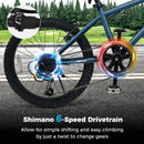 Kids Mountain Bike 20 24 Inch Child Bicycle for Boys Girls Aged 8+ Years Old Navy