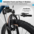 Kids Mountain Bike 20 24 Inch Child Bicycle for Boys Girls Aged 8+ Years Old Navy