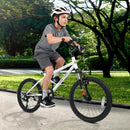 Kids Mountain Bike 20 24 Inch Child Bicycle for Boys Girls Aged 8+ Years Old White
