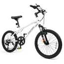 Kids Mountain Bike 20 24 Inch Child Bicycle for Boys Girls Aged 8+ Years Old White