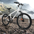 Kids Mountain Bike 20 24 Inch Child Bicycle for Boys Girls Aged 8+ Years Old White