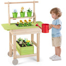 Kids Mud Kitchen with Removable Pots and Planting Trough