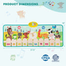 Kids Musical Mat Indoor Outdoor Animal Farm Piano