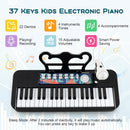 Kids Piano Keyboard 37-Key Kids Toy Keyboard Piano with Microphone for 3+ Kids