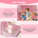Kids Play Tent with Playpen 2-in-1 Toddler Playhouse with Yard