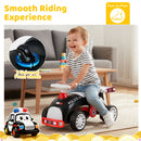 Kids Ride On Car Sliding Toy with Music and Under-Seat Storage