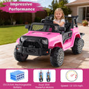 Kids Ride On UTV Car with Detachable Trailer 12V Battery Powered Ride On Truck