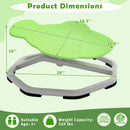 Kids Sensory Swivel Chair 360° Spinning Seat with Metal Base