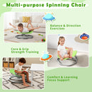 Kids Sensory Swivel Chair 360° Spinning Seat with Metal Base