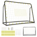 2-in-1 Kids Soccer Rebounder and Soccer Goal with Adjustable Height
