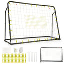 2-in-1 Kids Soccer Rebounder and Soccer Goal with Adjustable Height