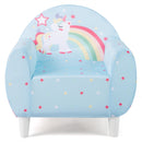 Kids Sofa with Breathable Spandex Fabric and High-density Sponge Filling for Boys and Girls