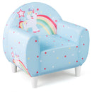 Kids Sofa with Breathable Spandex Fabric and High-density Sponge Filling for Boys and Girls