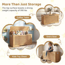 Kids Storage Bench 40 Inch Toy Box with Flip Top and Handles