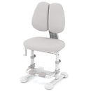 Kids Study Chair with Adjustable Double Backrest and Footrest