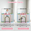 55" Kids Trampoline Gift for for 3-6 Years Old Boys and Girls