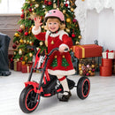 Kids Tricycle 3-Wheel Toddler Bike with Foot Pedals Forward Backward