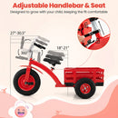 Kids Tricycle with 15-Inch Inflatable Rubber Tires