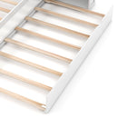 Twin/Full Kids Wooden Platform Bed with Trundle Storage Headboard