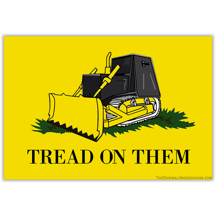 Killdozer Tread on Them Sticker