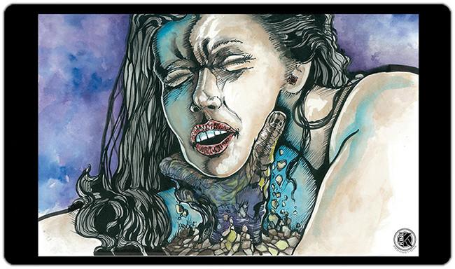 Zombie Choke Playmat