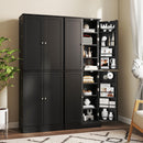 Kitchen Pantry Cabinet 65.5 Inch Freestanding Tall Buffet Cupboard