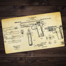 Browning 1911 Firearm Playmat