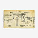 Browning 1911 Firearm Playmat