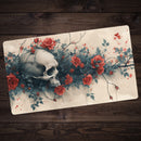 Skull and Red Roses Playmat