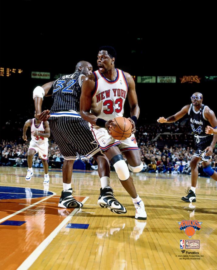 Patrick Ewing v. Shaquille O'Neal New York Knicks 8