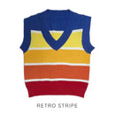Knit Vest Retro Stripe [Available in XL Only]