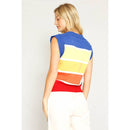 Knit Vest Retro Stripe [Available in XL Only]