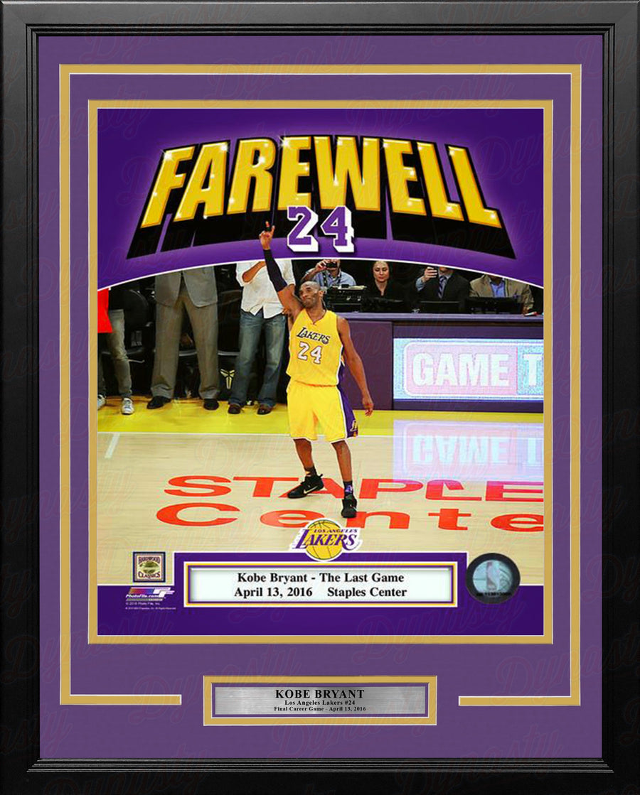 Kobe Bryant Final Career NBA Game Los Angeles Lakers 11