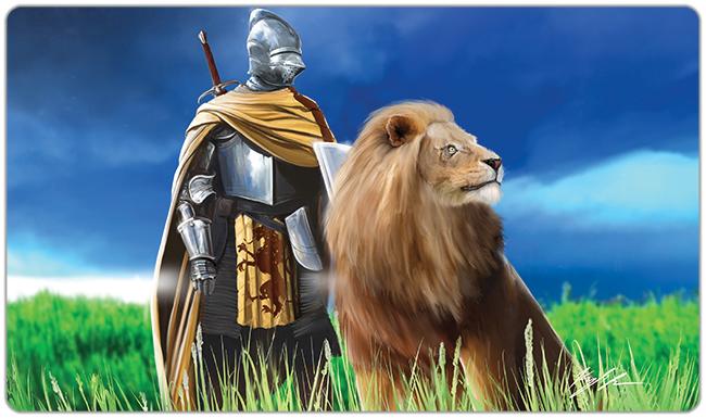 Lion Knight Playmat