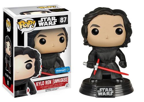 Funko Star Wars: The Force Awakens Pop! Unmasked Kylo Ren 87 Vinyl Bobble-Head