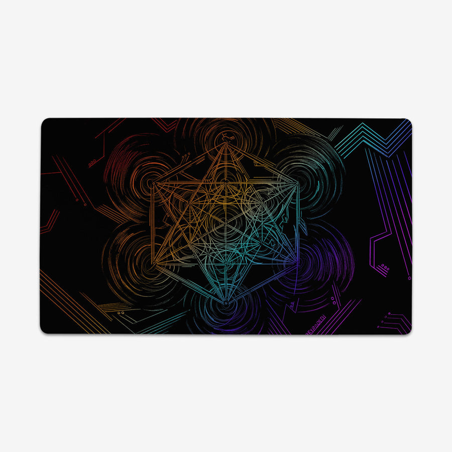 Metatron's Cube in Circuits Playmat