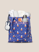 Miffy Flower Fields Be Light Tote Bag - Blue & Orange