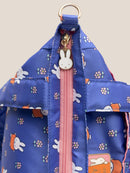 Miffy Flower Fields Be Light Tote Bag - Blue & Orange