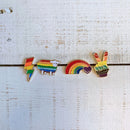 LGBTQ Pride Enamel Rainbow Pins [4 Styles]