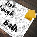 Live, Laugh, Toaster Bath Playmat