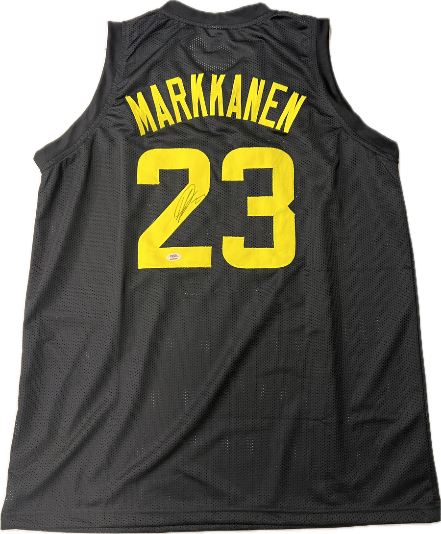 Lauri Markkanen signed jersey PSA/DNA Utah Jazz Autographed