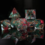 Lotus Blossom Sharp-Edged Resin Dice Set 'PRE-ORDER | SPRING EVENT DEAL'