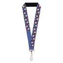 Lanyard - 1.0" - The Apothecary Diaries Chibi Jinshi Flip Pose Blue