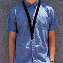 Lanyard - 1.0" - Reverse Flash Logo Black Red