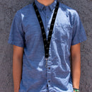 Lanyard - 1.0" - Reverse Flash Logo Black Gray