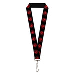 Lanyard - 1.0" - Game of Thrones House of Targaryen Sigil Black/Red