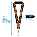 Lanyard - 1.0" - GREMLINS 1984 Gizmo Face Close-Up Black