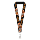Lanyard - 1.0" - GREMLINS 1984 Gizmo Face Close-Up Black