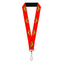 Lanyard - 1.0" - Wonder Woman Logo Red